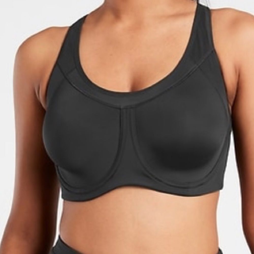 NWT Athleta Glory  Bra  Black. 34 DD